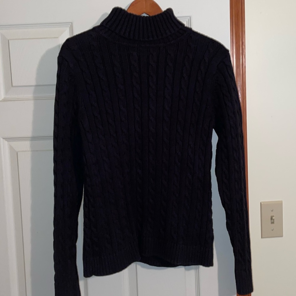 Vintage L.L. Bean Turtleneck Cable-knit Sweater- Women’s Medium.